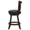 CoasterEssence 101929 Calecita - Wood Swivel Counter Stool (Set of 2) - Cappuccino