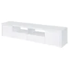 Coaster Fine Furniture 704262 Jude - 2 Door Engineered Wood TV Stand - High Gloss White