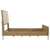 Coaster Fine Furniture 224301QCRM Arini - Queen Panel Bed - Cream And Sand Wash