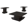 Coaster Fine Furniture 705168-S3 Reston - 3 Piece Square Coffee And End Table Set - Cappuccino