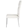 CoasterElevations 111102 Kerwin - Velvet Upholstered Dining Side Chair (Set of 2) - White