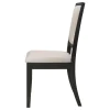 CoasterEveryday 101562 Louise - Upholstered Wood Dining Side Chairs (Set of 2) - Black