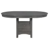 CoasterEveryday 108211-S5 Lavon - 5 Piece Oval Extension Leaf Dining Set - Medium Gray