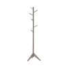 CoasterEveryday 900632 Devlin - 6 Hook Freestanding Wood Coat Rack Hat Hanger - Gray