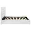 Coaster Fine Furniture 203511KE Felicity - Upholstered Eastern King Platform Bed - White