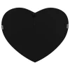 CoasterEssence 961535 Aiko - Heart Shaped LED Light Wall Mirror - Silver