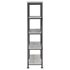 CoasterEveryday 801546 Analiese - 4-Shelf Bookshelf - Gray Driftwood