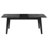 Coaster Fine Furniture 121251-S7 Crestmont - 7 Piece Extension Leaf Dining Table Set - Black