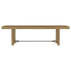 Coaster Fine Furniture 108931-S9W Arini - 9 Piece Extension Leaf Dining Table Set - Sand Wash