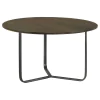 CoasterEssence 935995 Yaritza - Round Mango Wood Coffee Table - Natural And Gunmetal