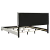 Coaster Fine Furniture 300852KE Dorian - Fabric Upholstered Eastern King Panel Bed - Cream