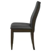 CoasterEssence 115272 Wes - Upholstered Dining Side Chair (Set of 2) - Dark Walnut