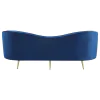 CoasterEssence 506861 Sophia - Upholstered Channel Tufted Sofa - Blue