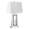 CoasterElevations 923288 Ayelet - Tapered Shade Mirrored Table Lamp - Silver