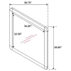 Coaster Fine Furniture 225094 Robyn - Dresser Mirror - Light Ash