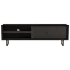 Coaster Fine Furniture 703003 Marsden - 2 Door Mango Wood TV Stand - Charcoal Black