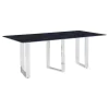 Coaster Fine Furniture 109361 Desden - Rectangular Sintered Stone Dining Table - Gray