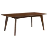 CoasterEveryday 105351-S7 Malone - 7 Piece Rectangular Dining Table Set - Dark Walnut