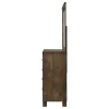 CoasterEveryday 222633M Woodmont - 8-Drawer Dresser With Mirror - Rustic Golden Brown