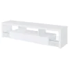 Coaster Fine Furniture 704251 Jude - 2-Drawer Engineered Wood TV Stand - High Gloss White
