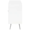Coaster Fine Furniture 950396 Nieta - 2 Door Engineered Wood Accent Cabinet - White High Gloss