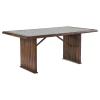 Coaster Fine Furniture 193591-S5 Sherwood - 5 Piece Rectangular Dining Table Set - Brown / Dark Gray