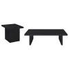 Coaster Fine Furniture 706278-S2 Max - 2 Piece Rectangular Coffee And End Table Set - Black