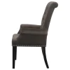 CoasterEssence 115173 Alana - Velvet Upholstered Dining Arm Chair - Brown
