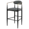 Coaster Fine Furniture 121189 Tina - Fabric Upholstered Bar Chair (Set of 2) - Dark Gray