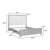 Samuel Lawrence Furniture S714-BR-K1 Andover - Queen Upholstered Panel Bed