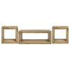 Coaster Fine Furniture 704838-S3 Benton - 3 Piece Solid - Mango Coffee And End Table Set - Natural
