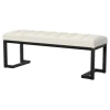 Coaster Fine Furniture 907514 Mesa - Boucle Upholstered Tufted Accent Bench - Vanilla