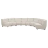 Coaster Fine Furniture 551300 Charlotte - 8 Piece Upholstered Modular Sectional Sofa - Ivory