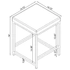 CoasterEssence 935933 Umbridge - Upholstered Square Padded Cushion Vanity Stool - Light Gray