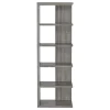 CoasterEveryday 800553 Harrison - 5-Shelf Bookshelf - Weathered Gray