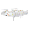 Coaster Fine Furniture 460244N-SM Chapman - Wood Twin Over Twin Bunk Bed With Mattress - White