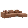 CoasterElevations 551592 Jennifer - Upholstered Corner Chair - Terracotta