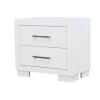 CoasterEssence 202992 Jessica - 2-Drawer Nightstand - Cream White