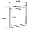Coaster Fine Furniture 222974 Henderson - Dresser Mirror - Medium Oak