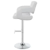 CoasterEssence 102557 Brandi - Adjustable Bar Stool - Chrome And White