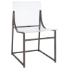 Coaster Fine Furniture 121142 Adino - Acrylic Dining Side Chair (Set of 2) - Black Nickel
