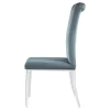 CoasterElevations 109452 Beaufort - Upholstered Dining Side Chair (Set of 2) - Steel Gray