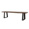 CoasterElevations 110183 Ditman - Live Edge Wood Dining Bench - Gray Sheesham