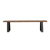CoasterElevations 110183 Ditman - Live Edge Wood Dining Bench - Gray Sheesham