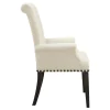 CoasterElevations 107283 Alana - Fabric Upholstered Arm Dining Chair - Beige