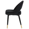 CoasterEssence 193562 Lindsey - Upholstered Dining Side Chair (Set of 2) - Black
