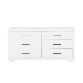 CoasterEssence 202993 Jessica - 6-Drawer Dresser - Cream White