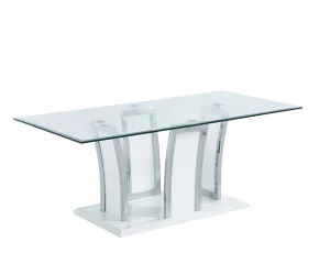 Furniture of America CM4372WH-C-PK Staten - Coffee Table - Glossy White