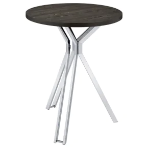 CoasterEssence 183131 Edgerton - Round Pub Height Bistro Bar Table - Dark Oak