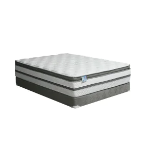 Furniture of America DM339F-M Siddalee - Euro Pillow Top Mattress 75" x 54" - White